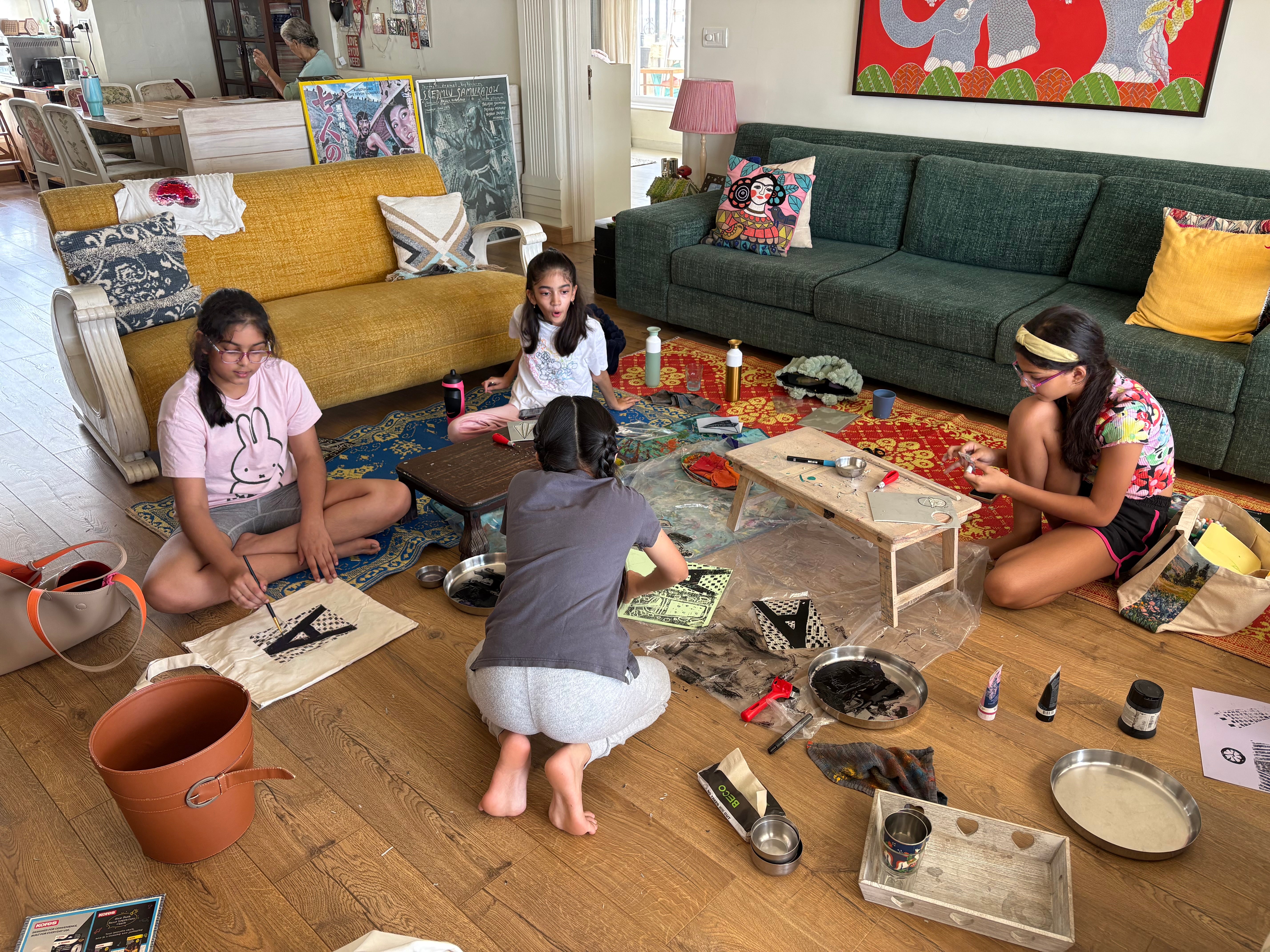 Linocut Printing